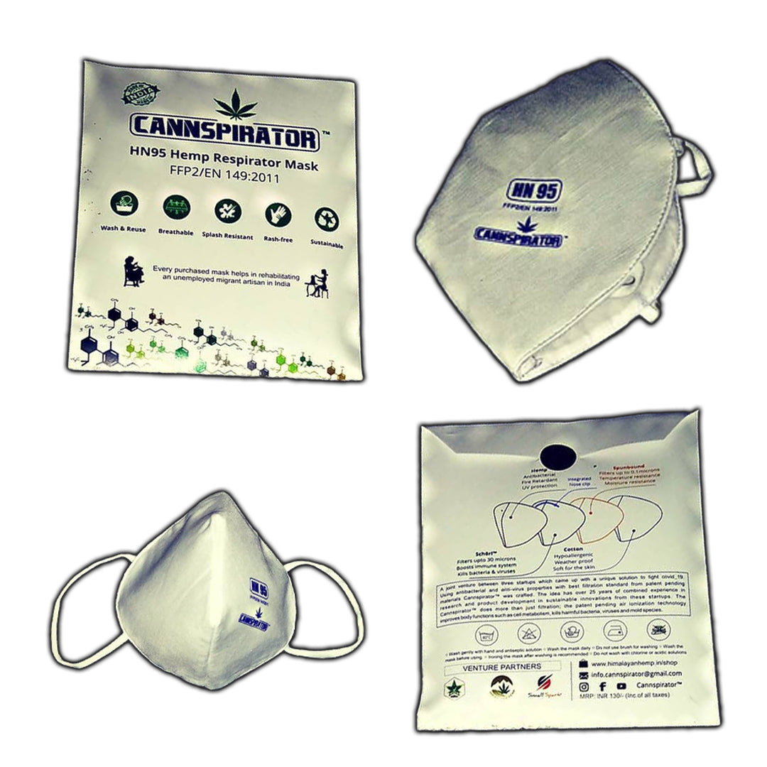 Cannspirator N95 Hemp Respirator Mask