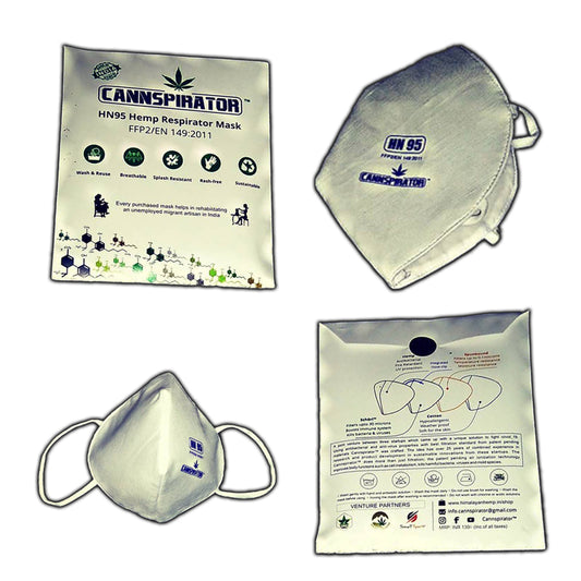 Cannspirator N95 Hemp Respirator Mask