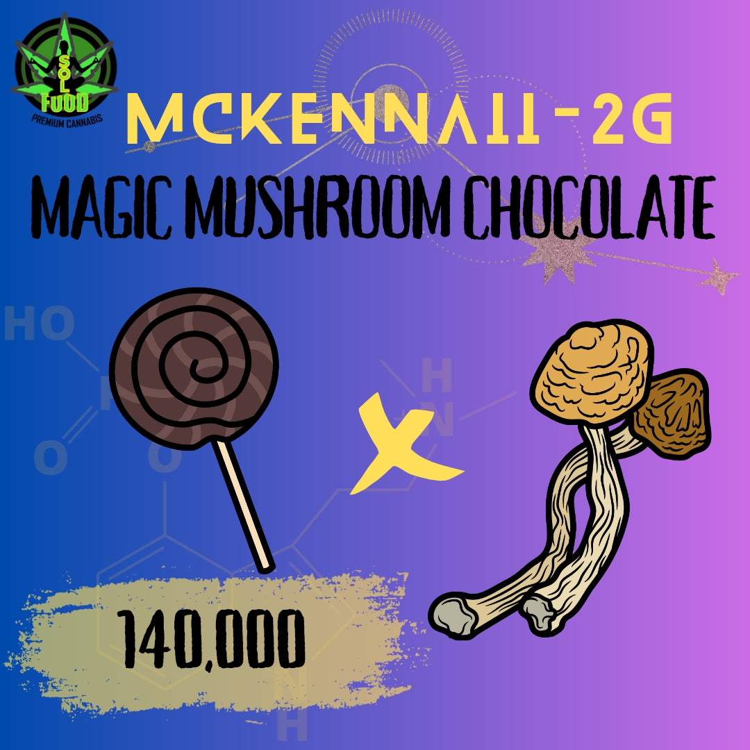 Magic Mushrooms- McKennaii Chocolate - 2 Grams